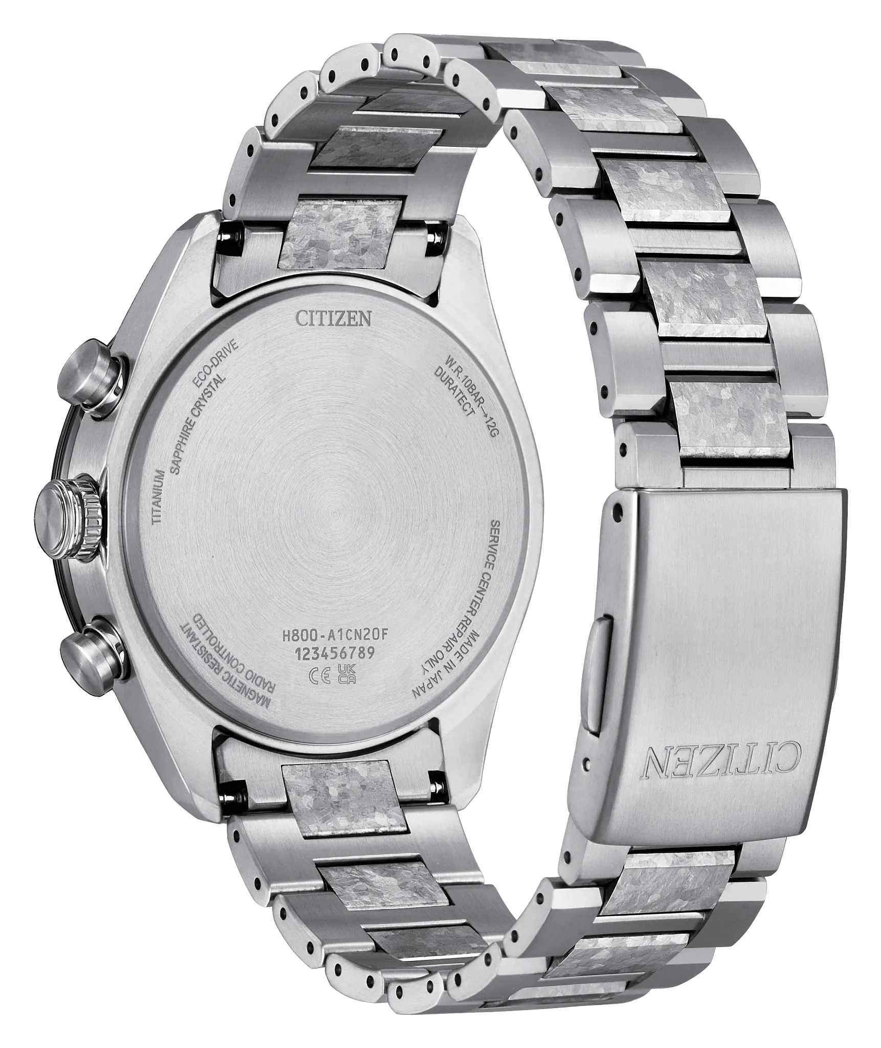 ATTESA Platinum Shine Silver-Tone Dial Super Titanium with